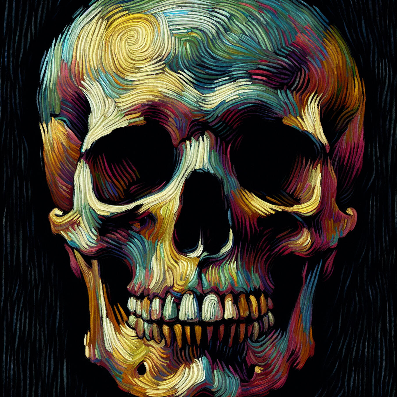 Post-Impressionism - van Gogh. AI Prompt. Color.