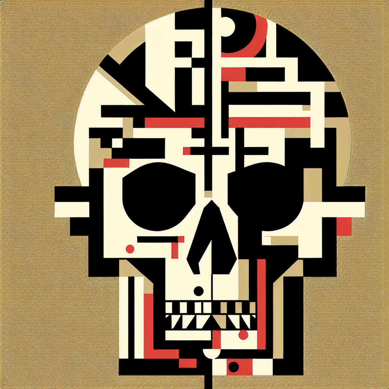 Avant-Garde - Malevich. AI Prompt. Color