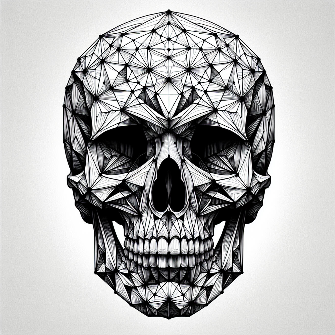 Avant-Garde - Doesburg. AI Prompt. Black &amp; White.